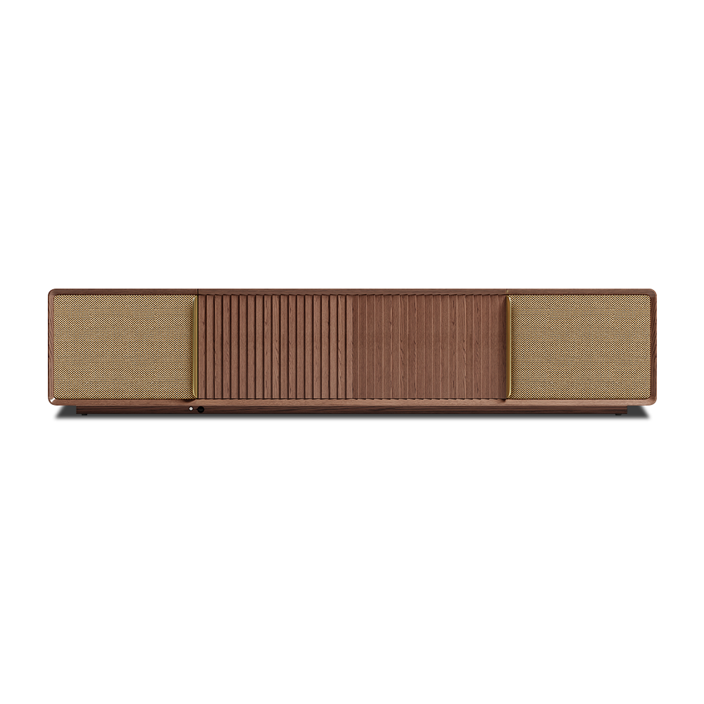 $50 Deposit| 90.5'' Walnut Two-Axis Motorized Media Console for UST Projector CSUC102